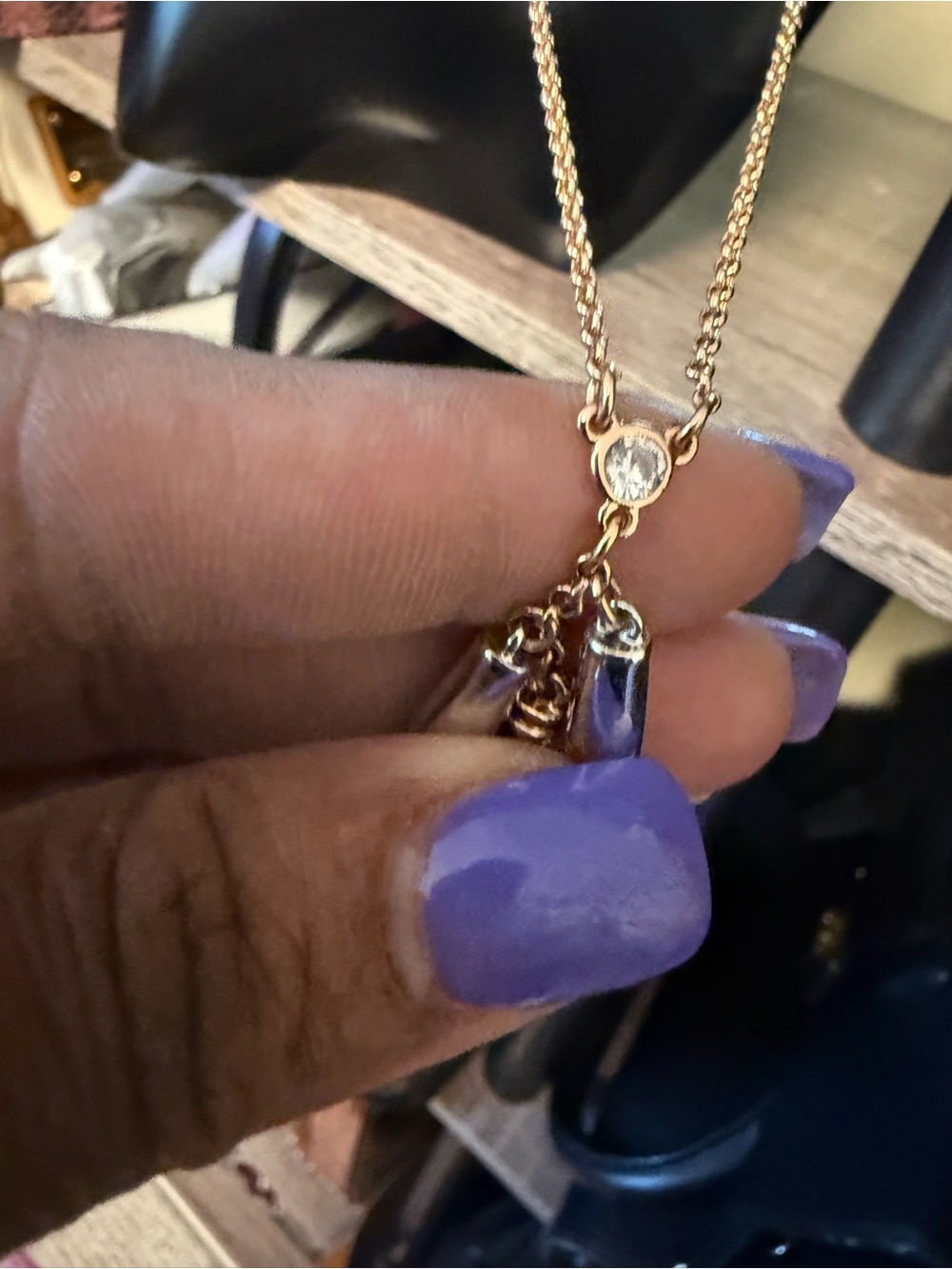 Kate Spade New York Champagne Bottle & Flutes Necklace and Bracelet Bundle - Picture 11 of 13